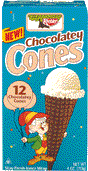 Chocolate Covered Sugar Cones!